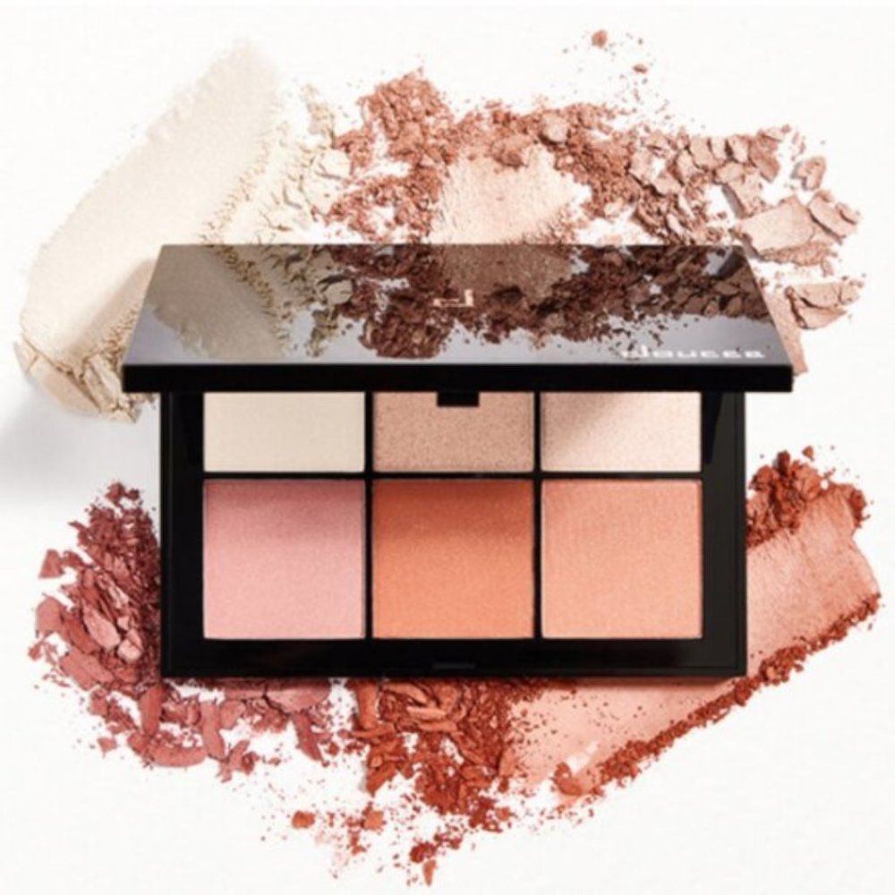 Doucce Posh Powder Palette Blush and Highlighter 6 Colors Full Size New In Box